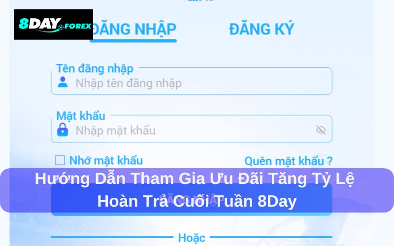 Cách tham gia chương trình hoàn trả cuối tuần trên 8day