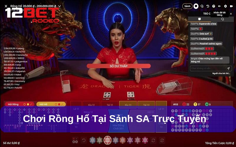 Rồng Hổ (Dragon Tiger) SA Trực Tuyến tại 12bet